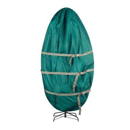 Tiny Tim Totes Premium Upright Christmas Tree Canvas Storage Cover Bag, Green - 6 ft. 83-DT5581